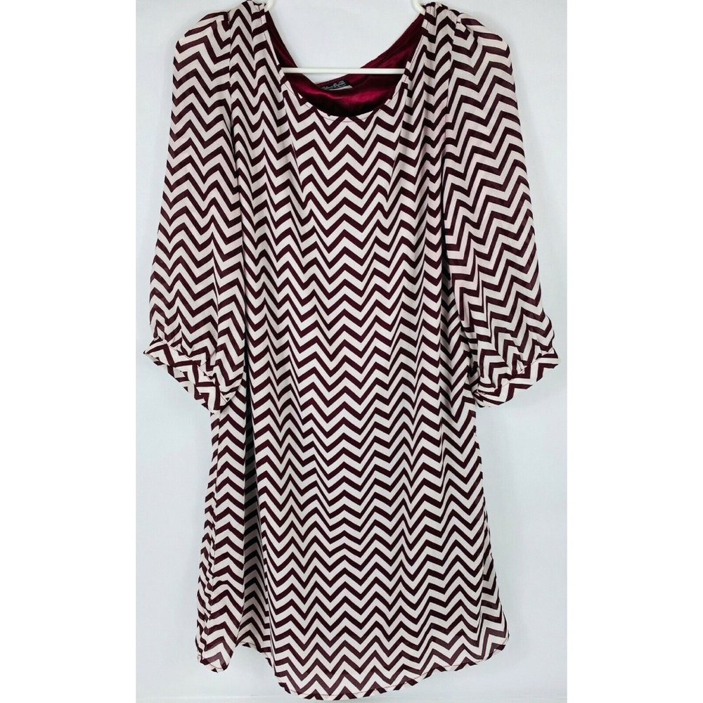 Collegiate Outfitters Texas A&M Maroon Chevron Print Women's Size Medium